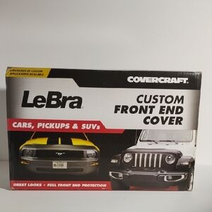 Cover craft Custom Front End Cover - Black Fits 2020-21 Toyota Corollas L,Le XLE